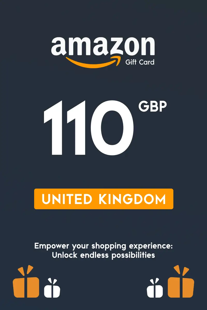 Amazon 110 GBP Gift Card (United Kingdom) - Digital Key