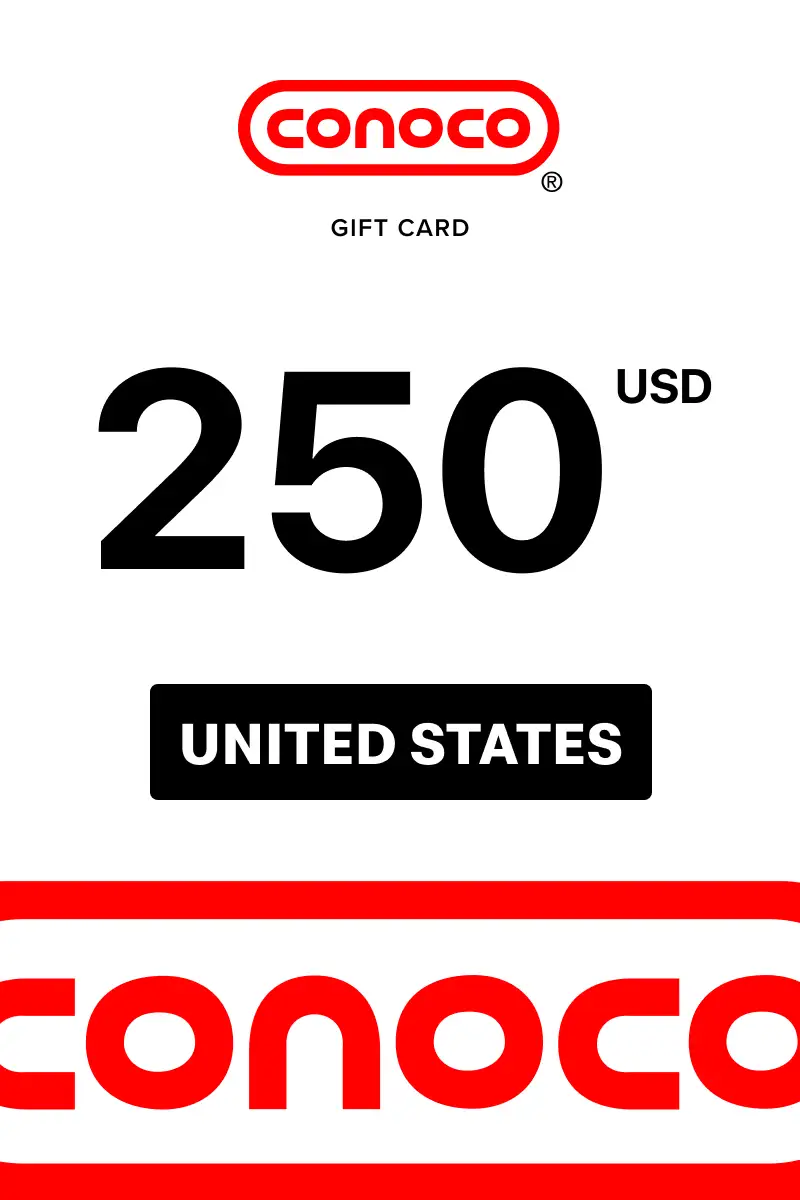 Conoco 250 USD Gift Card (United States) - Digital Key