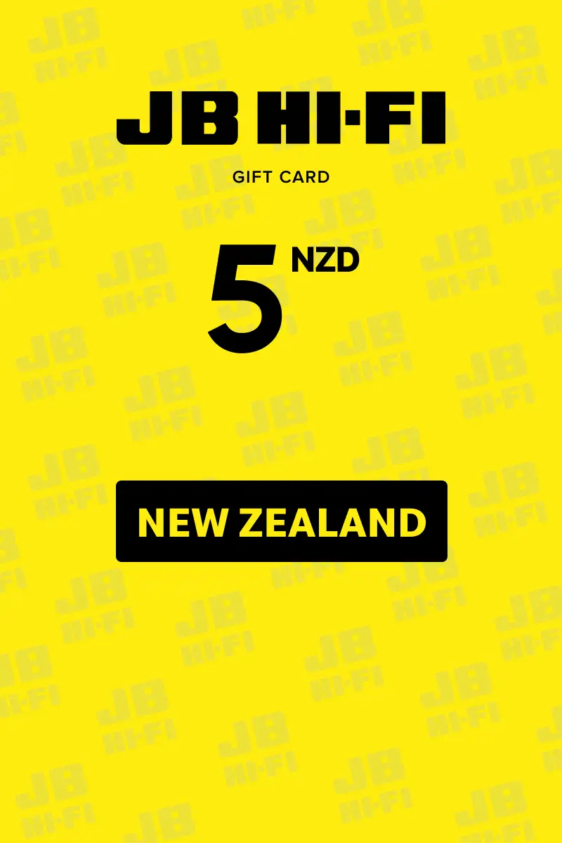 JB HI-FI 5 NZD Gift Card (New Zealand) - Digital Key