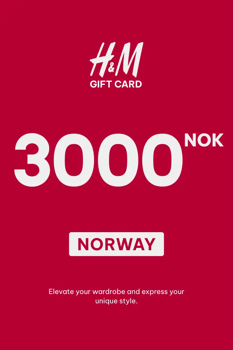 HandM 3000 NOK Gift Card (Norway) - Digital Key