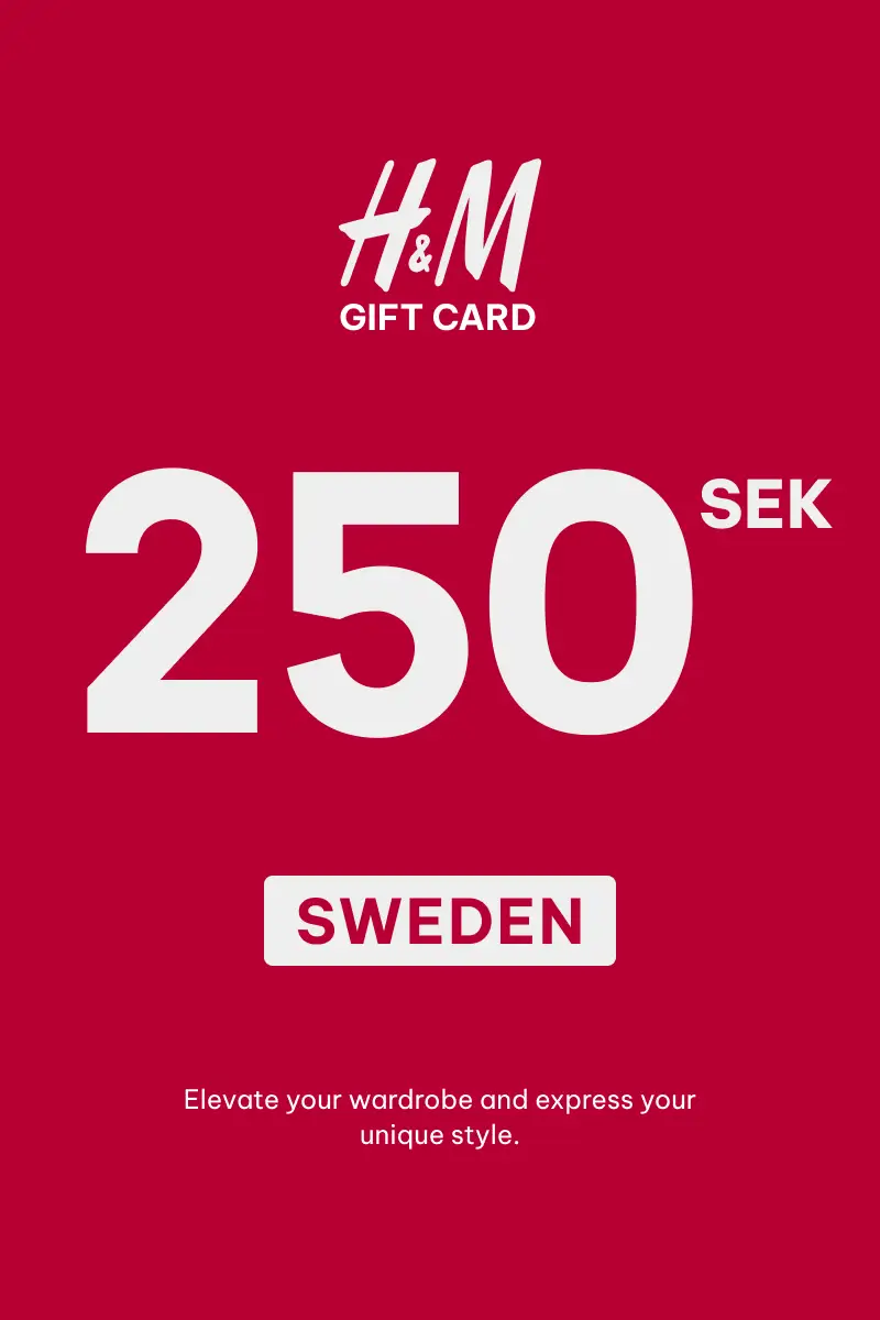 HandM 250 SEK Gift Card (Sweden) - Digital Key