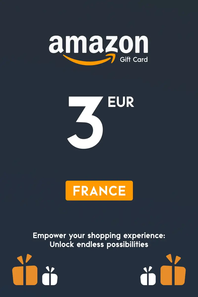 Amazon 3 EUR Gift Card (France) - Digital Key