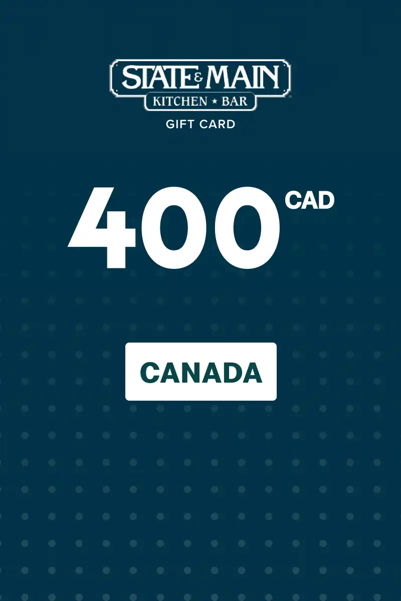 State and Main 400 CAD Gift Card (Canada) - Digital Key