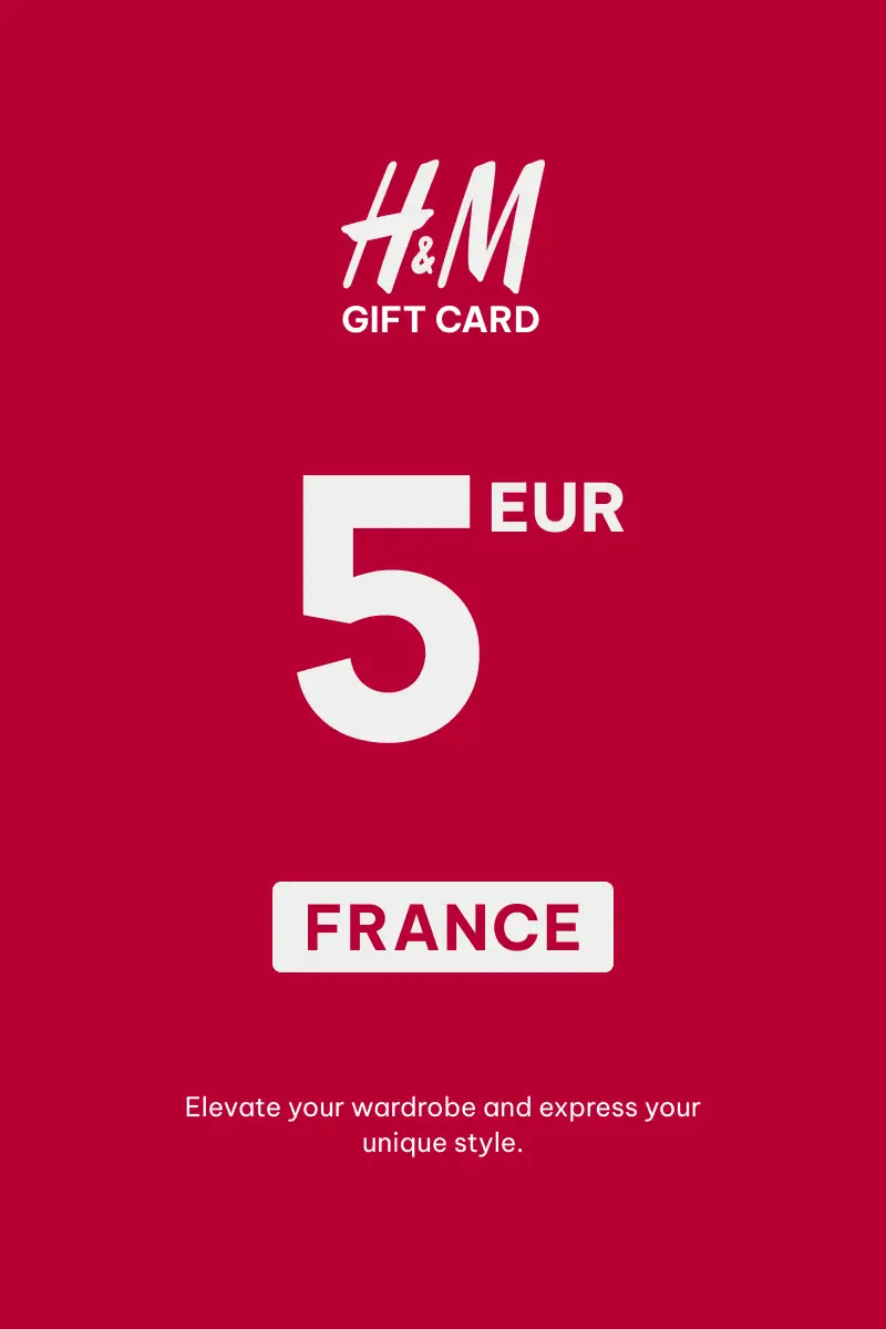 HandM 5 EUR Gift Card (France) - Digital Key