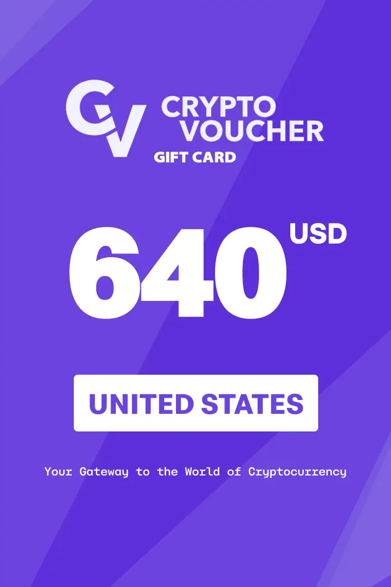 Crypto Voucher (ETH) 640 USD Gift Card (United States) - Digital Key