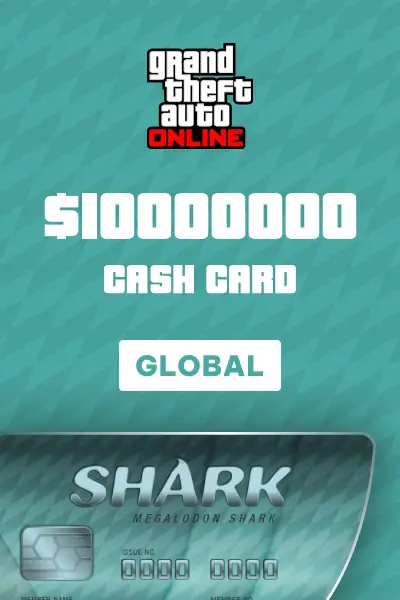 Grand Theft Auto Online Megalodon Shark Cash Card $10000000 (Global) (Xbox One) - Xbox Live - Digital Key