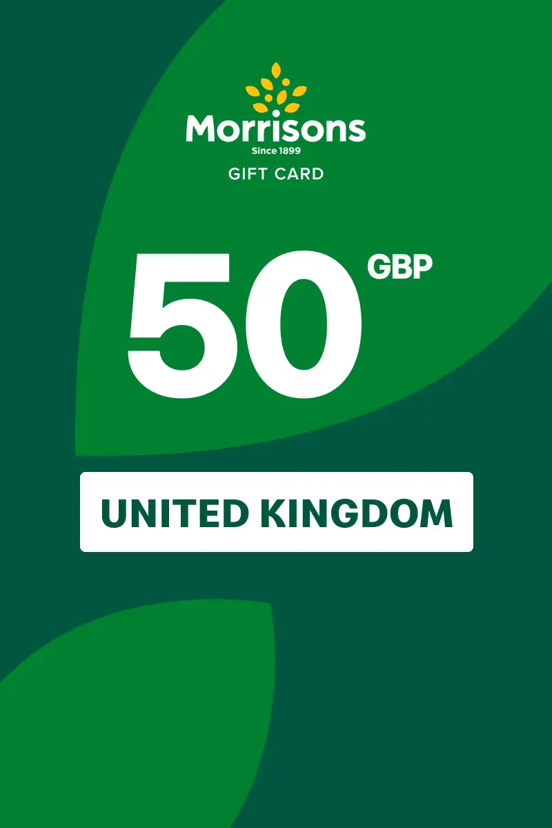 Morrisons 50 GBP Gift Card (United Kingdom) - Digital Key