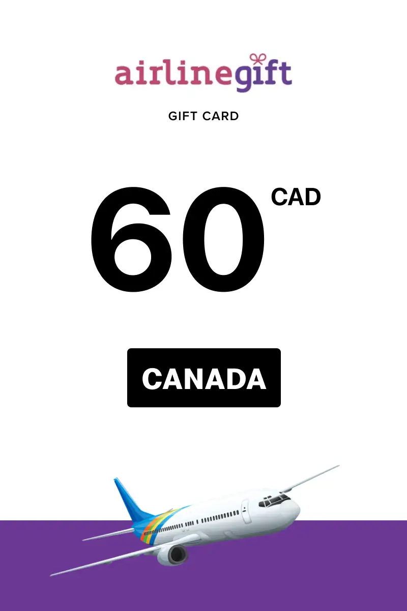 Airline Gift 60 CAD Gift Card (Canada) - Digital Key