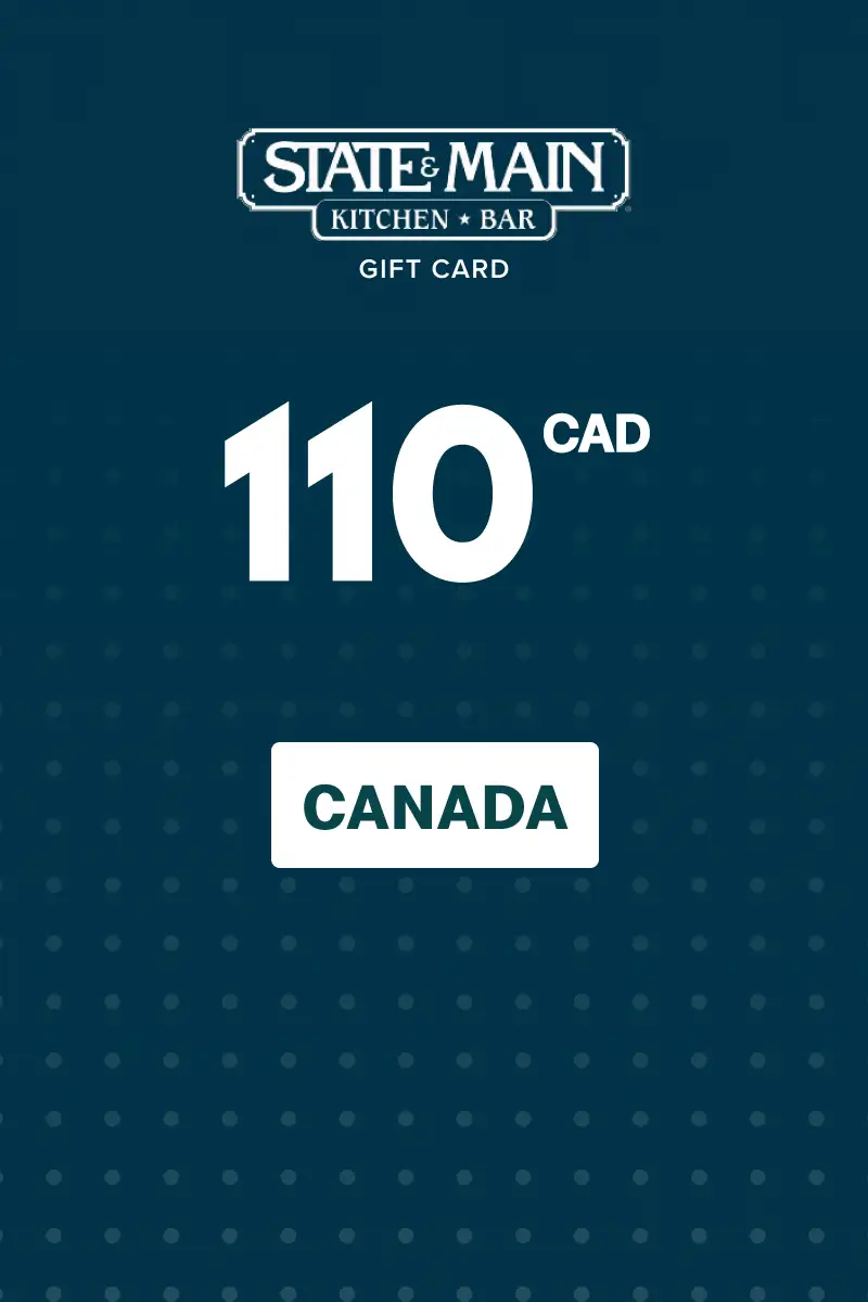 State and Main 110 CAD Gift Card (Canada) - Digital Key