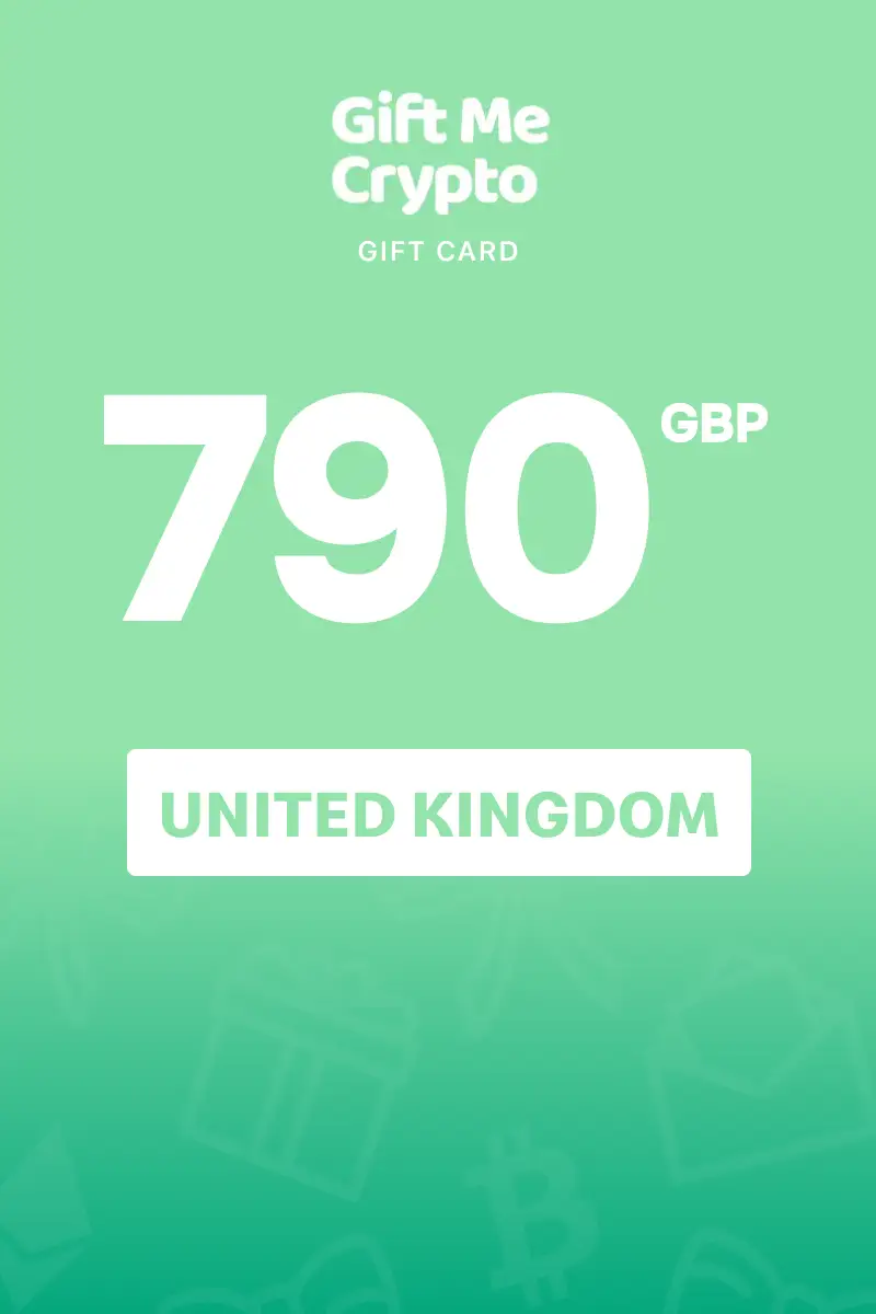 Gift Me Crypto (BTC) 790 GBP Gift Card (United Kingdom) - Digital Key