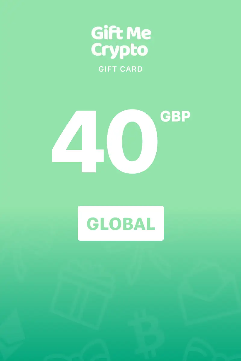 Gift Me Crypto 40 GBP Gift Card (Global) - Digital Key