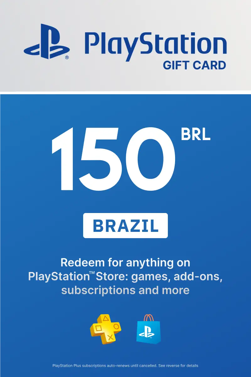 PlayStation Store 150 BRL Gift Card (Brazil) - Digital Key