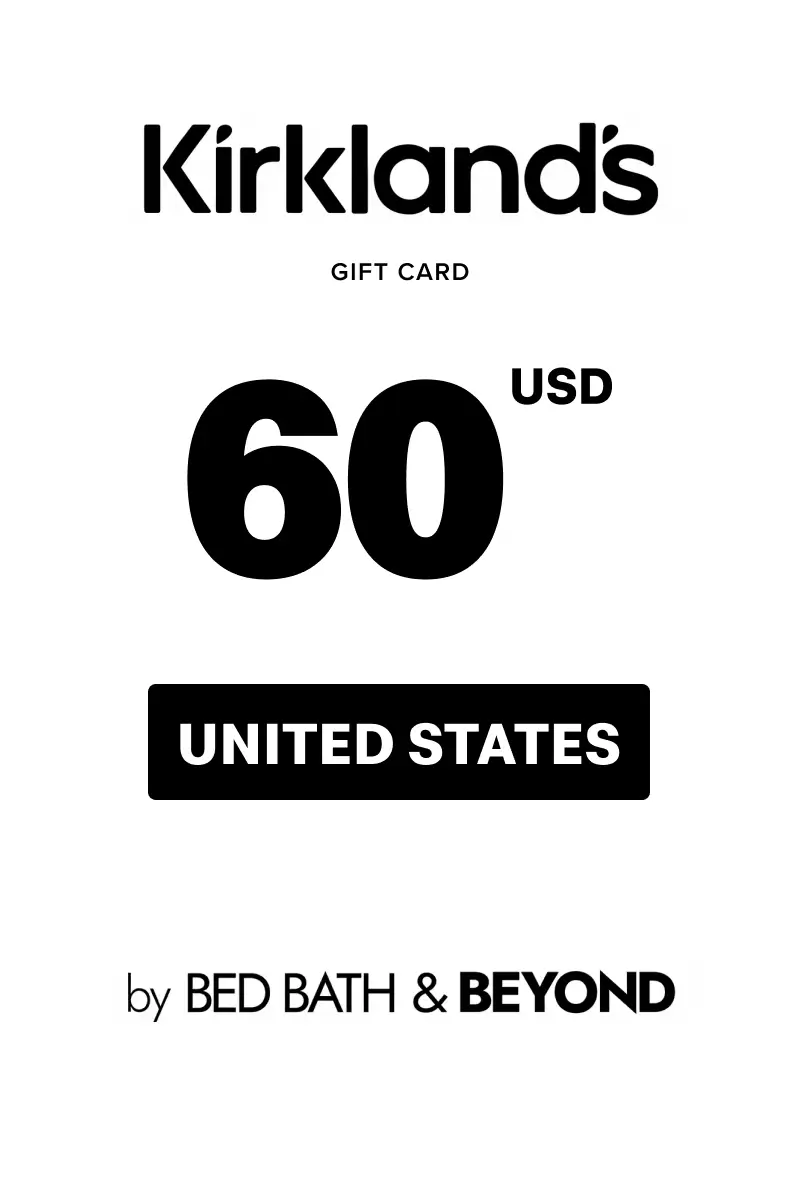Kirkland's 60 USD Gift Card (United States) - Digital Key