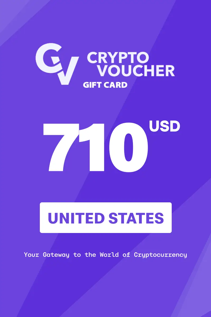 Crypto Voucher (USDC) 710 USD Gift Card (United States) - Digital Key