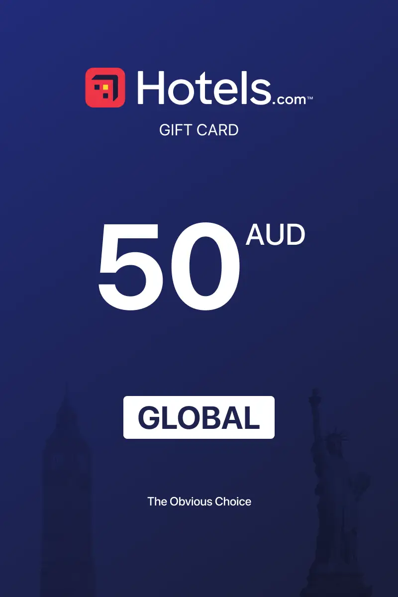 Hotels.com 50 AUD Gift Card (Global) - Digital Key