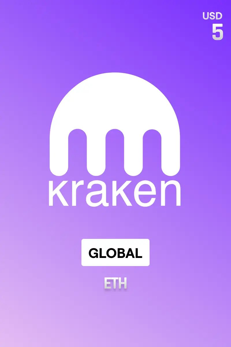 Rewarble Kraken (ETH) 5 USD Gift Card (Global) - Rewarble - Digital Key