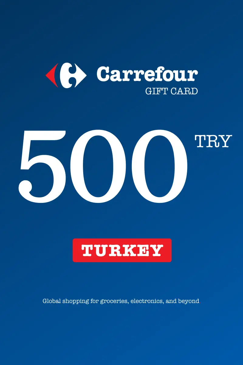 Carrefour 500 TRY Gift Card (Turkey) - Digital Key
