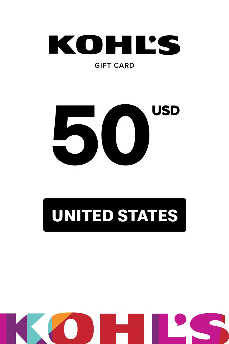 Kohl's 50 USD Gift card (United States) - Digital Key