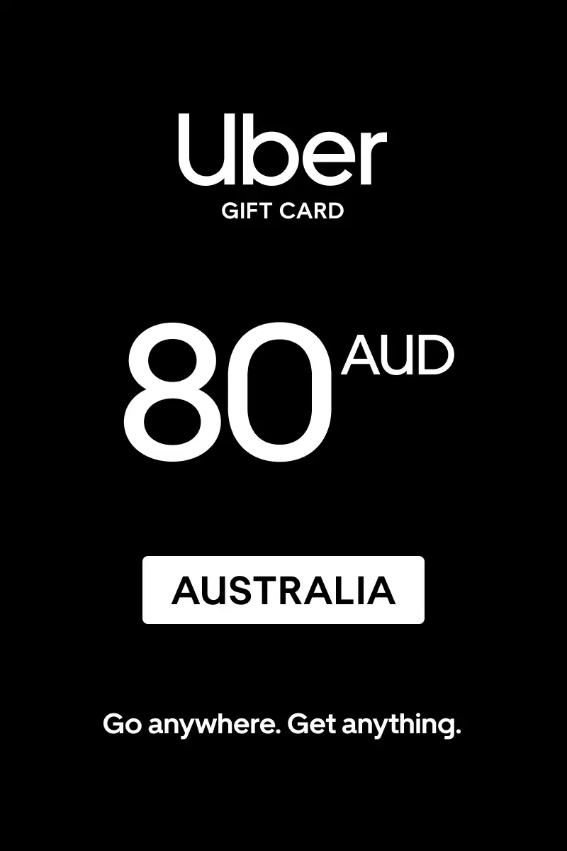 Uber 80 AUD Gift Card (Australia) - Digital Key