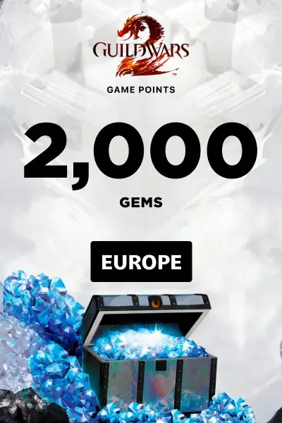 Guild Wars 2 - 2000 Gems Card (Europe) (PC) - NCSoft - Digital Key