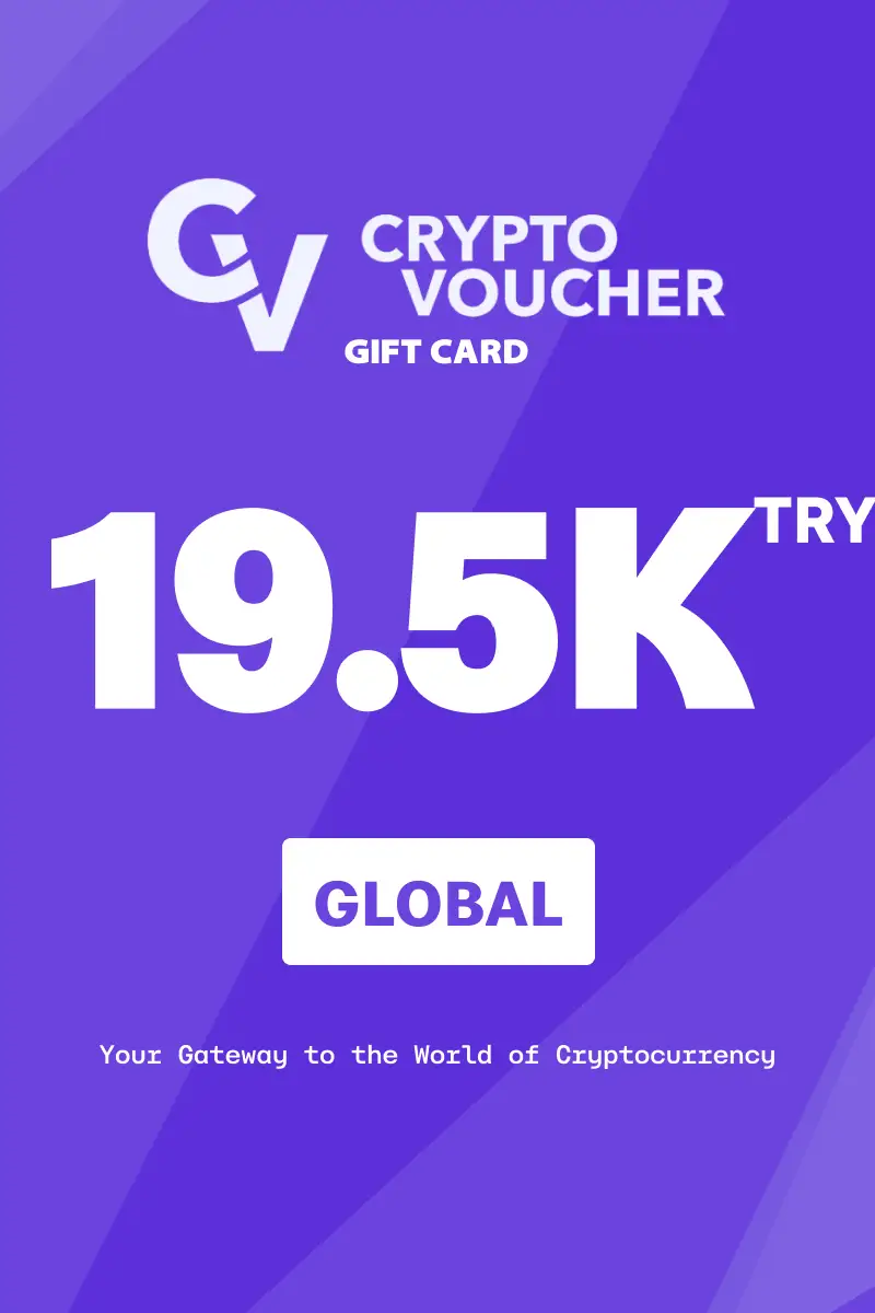 Crypto Voucher 19500 TRY Gift Card (Global) - Digital Key