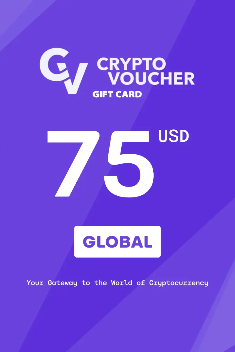 Crypto Voucher 75 USD Gift Card (Global) - Digital Key