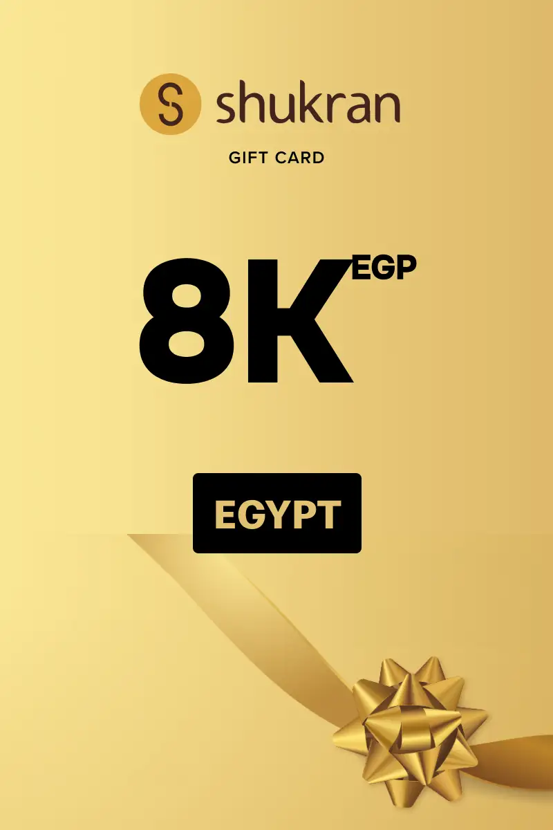 Shukran 8000 EGP Gift Card (Egypt) - Digital Key