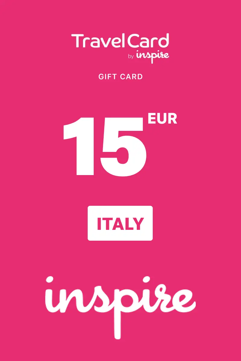 TravelCard by Inspire 15 EUR Gift Card (Italy) - Digital Key