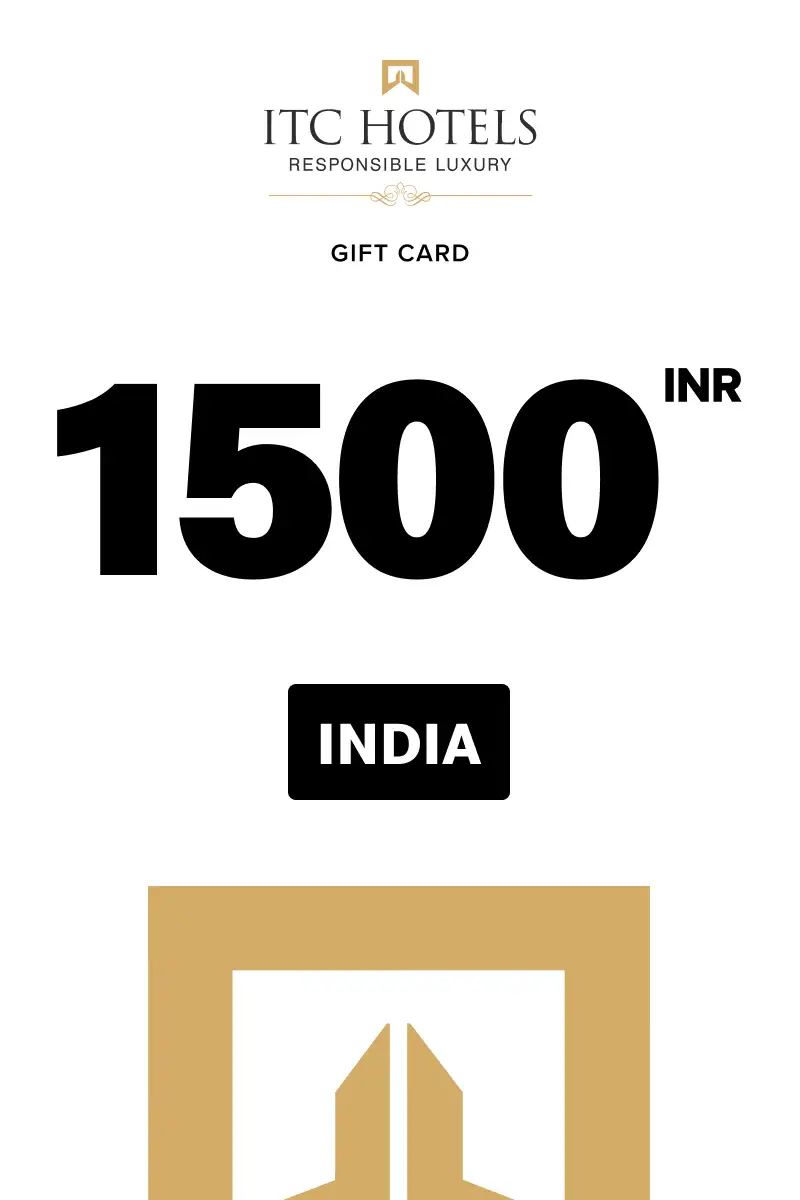 ITC Hotels 1500 INR Gift Card (India) - Digital Key