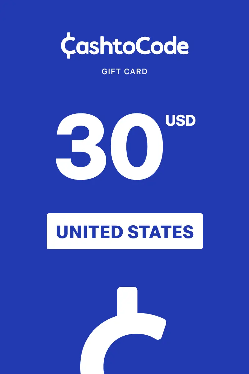 CashtoCode 30 USD Gift Card (United States) - Digital Key