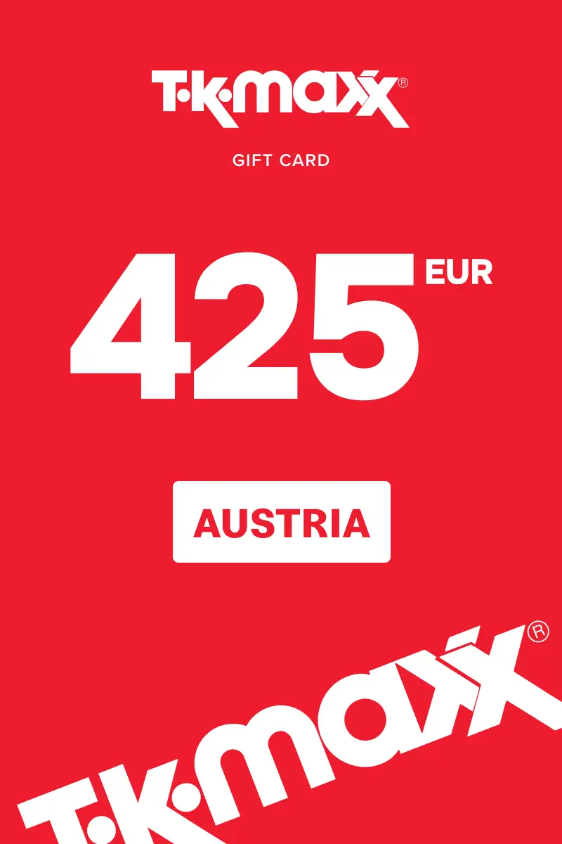 TK Maxx 425 EUR Gift Card (Austria) - Digital Key