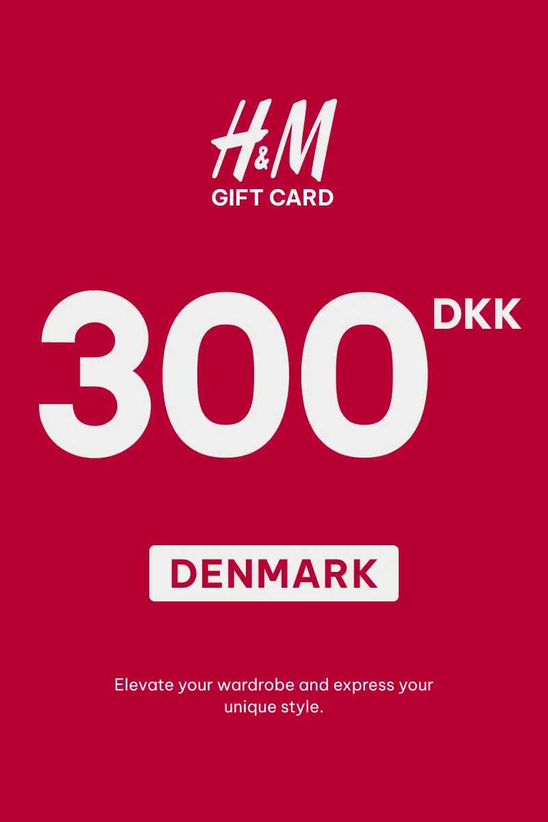HandM 300 DKK Gift Card (Denmark) - Digital Key