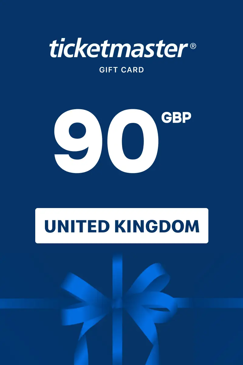 Ticketmaster 90 GBP Gift Card (United Kingdom) - Digital Key