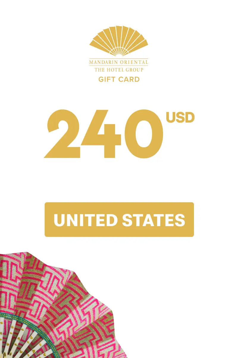 Mandarin Oriental Hotel Group 240 USD Gift Card (United States) - Digital Key
