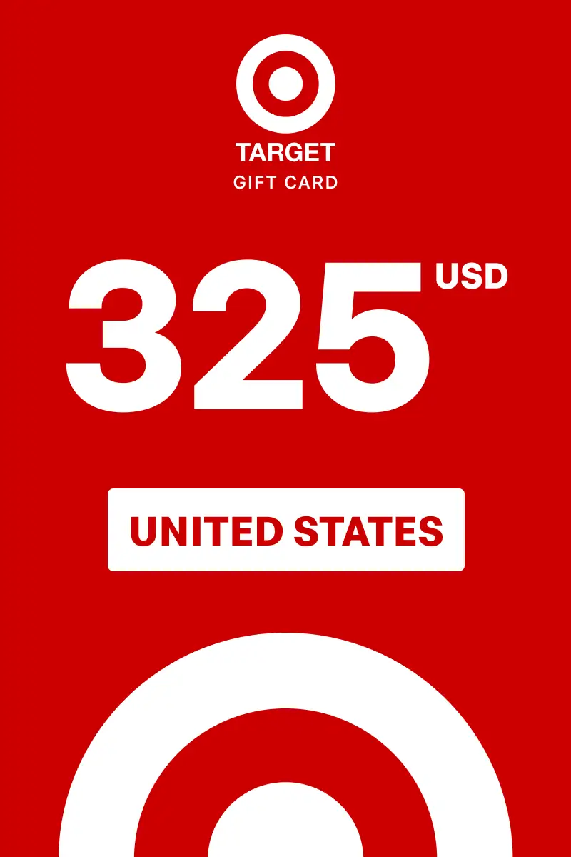 Target 325 USD Gift Card (United States) - Digital Key