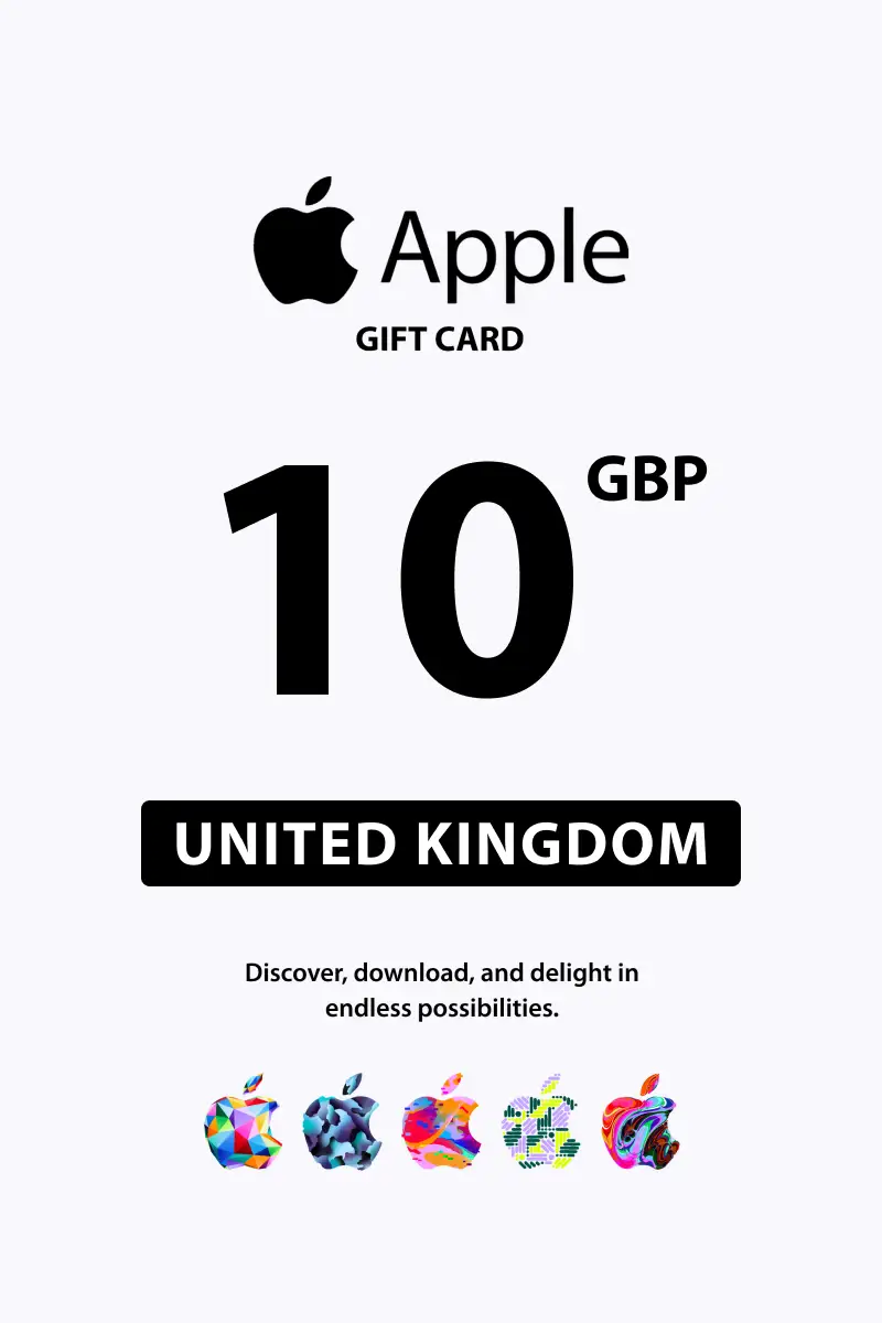 Apple 10 GBP Gift Card (United Kingdom) - Digital Key