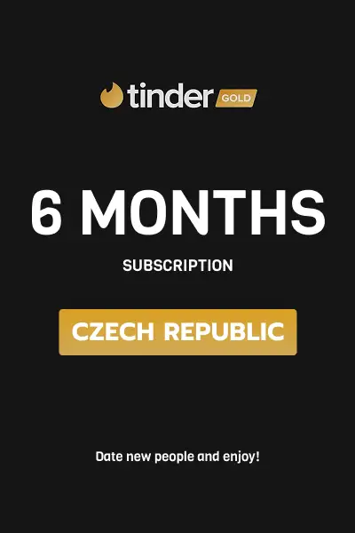 Tinder Gold 6 Months Subscription (Czech Republic) - Digital Key