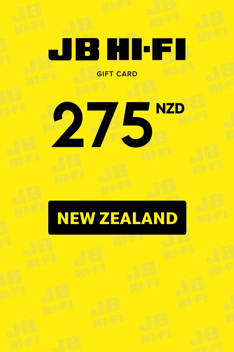 JB HI-FI 275 NZD Gift Card (New Zealand) - Digital Key