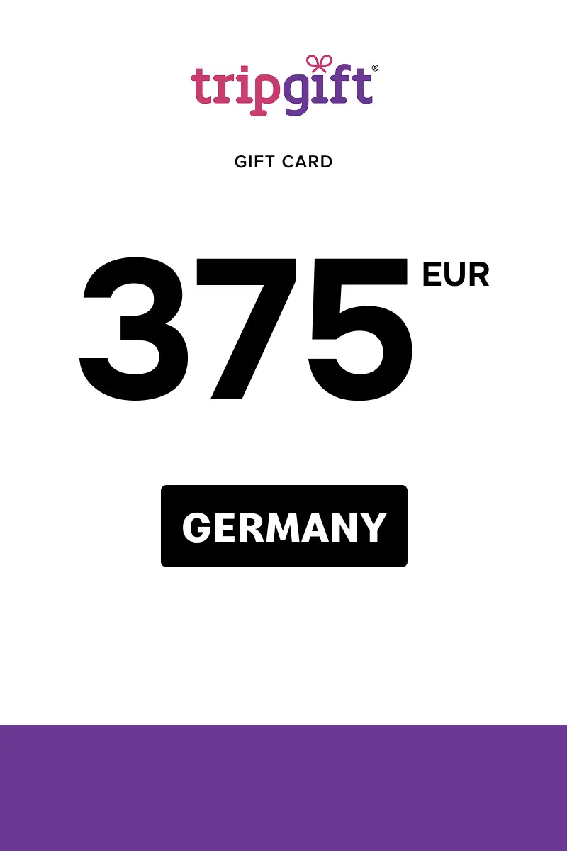 TripGift 375 EUR Gift Card (Germany) - Digital Key