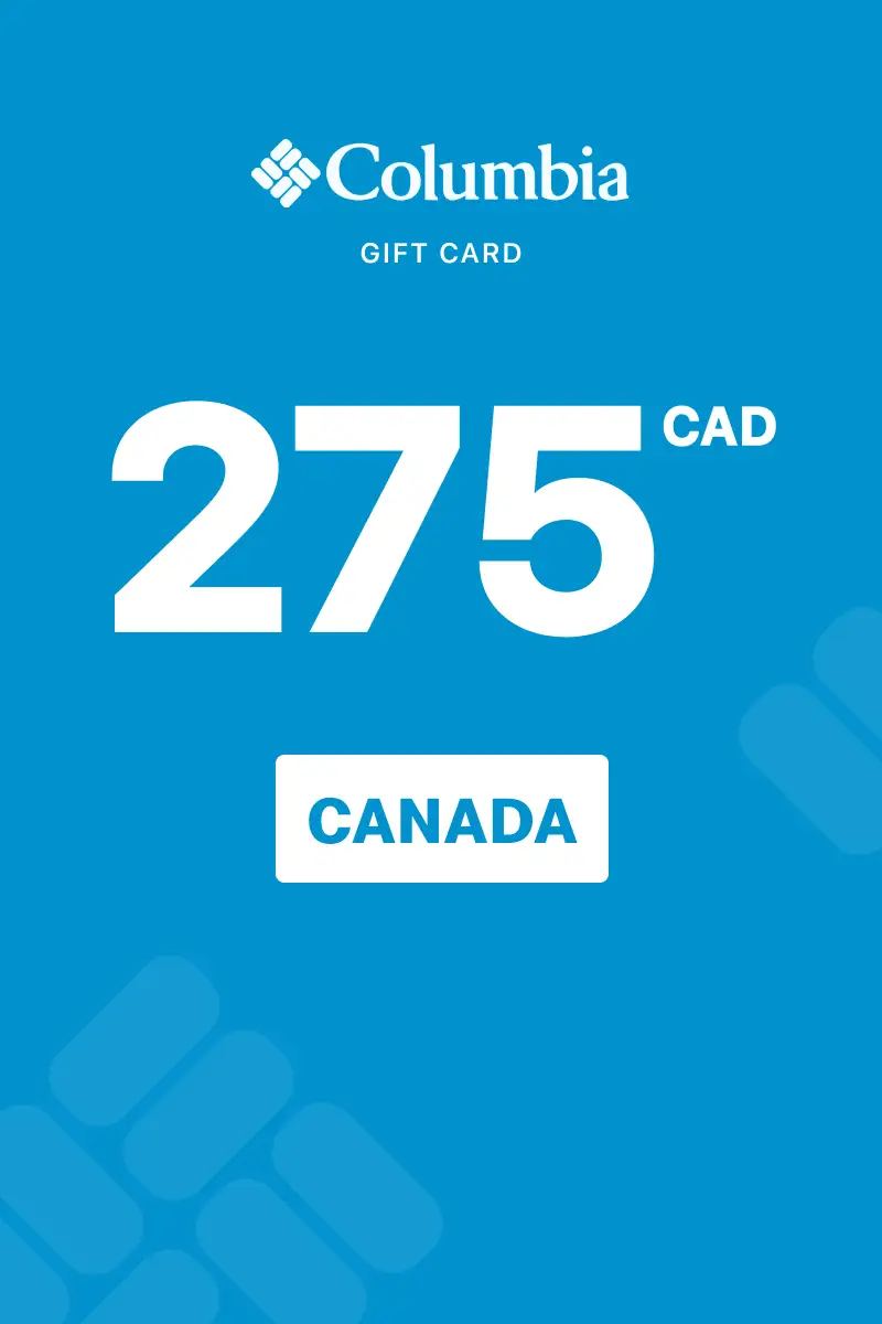 Columbia Sportswear 275 CAD Gift Card (Canada) - Digital Key