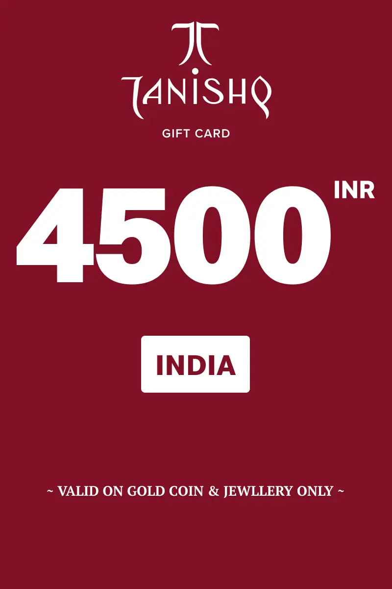 Tanishq Gold Coin 4500 INR Gift Card (India) - Digital Key