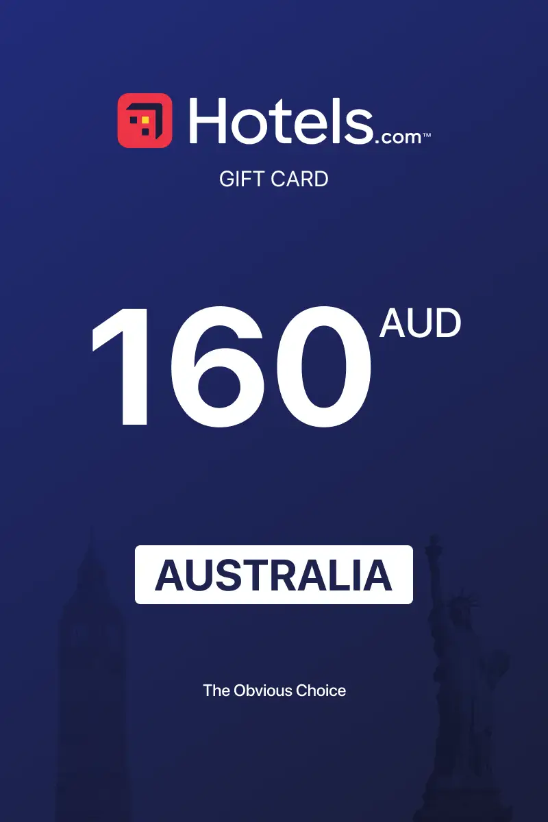 Hotels.com 160 AUD Gift Card (Australia) - Digital Key