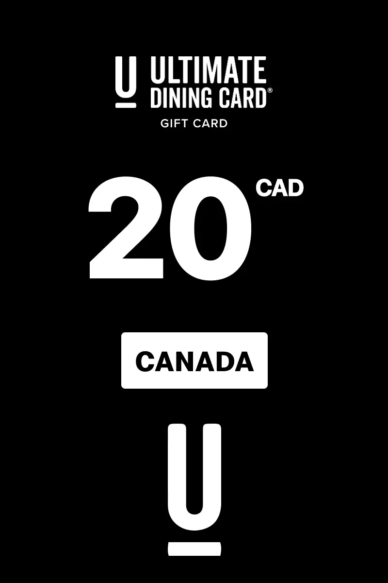 The Ultimate Dining 20 CAD Gift Card (Canada) - Digital Key