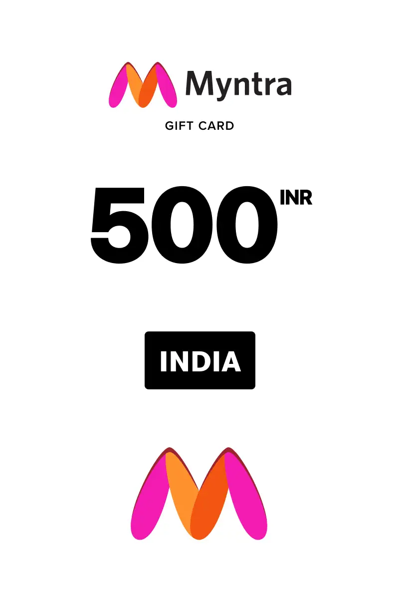 Myntra 500 INR Gift Card (India) - Digital Key
