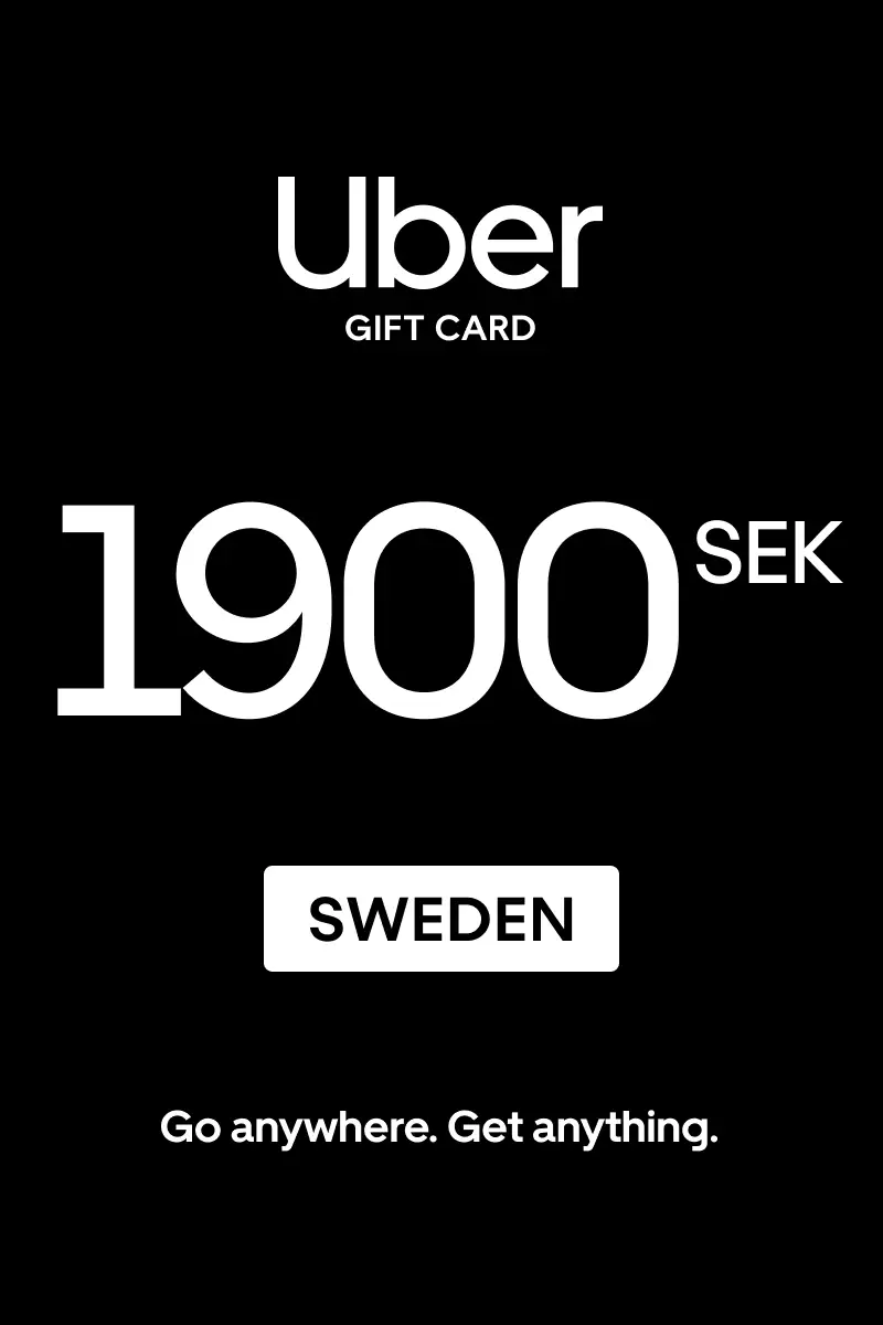 Uber 1900 SEK Gift Card (Sweden) - Digital Key
