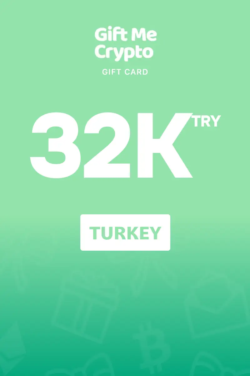 Gift Me Crypto 32000 TRY Gift Card (Turkey) - Digital Key