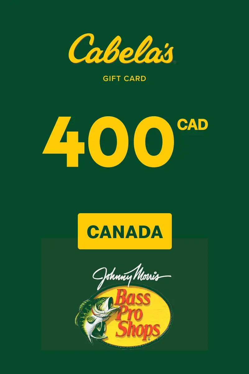 Cabela's 400 CAD Gift Card (Canada) - Digital Key