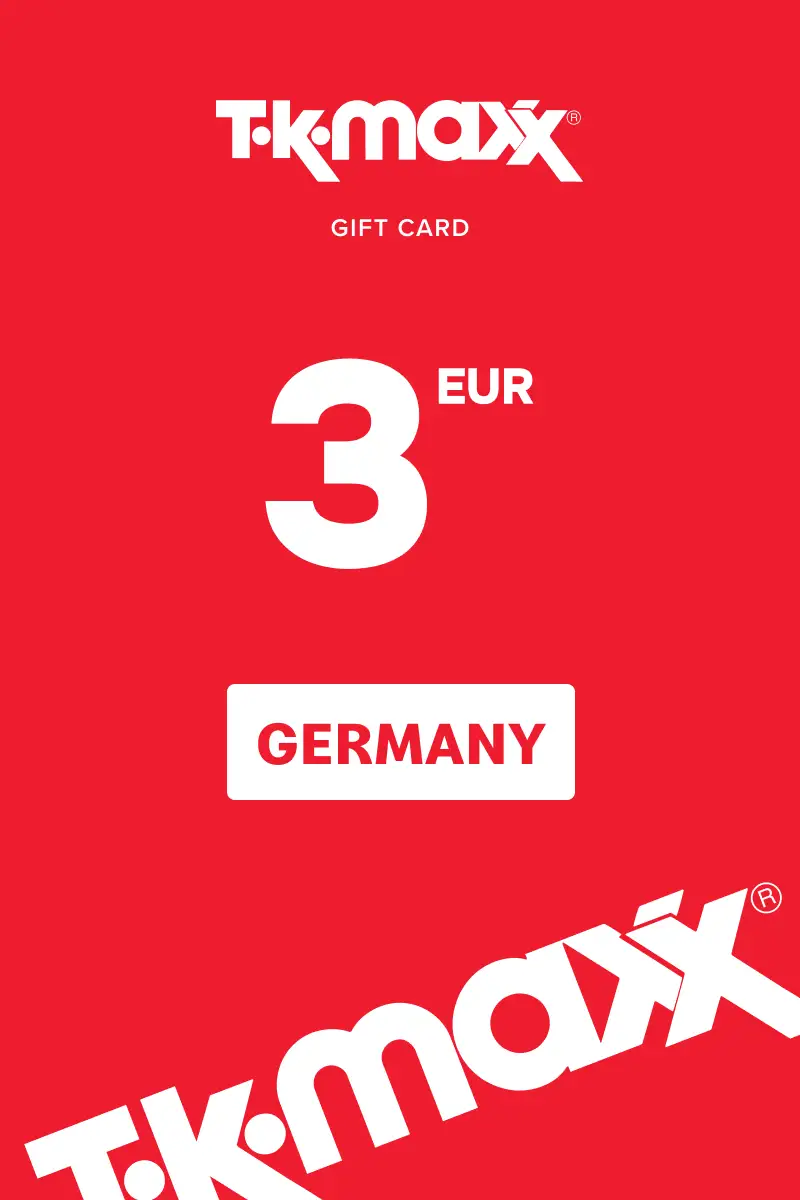 TK Maxx 3 EUR Gift Card (Germany) - Digital Key