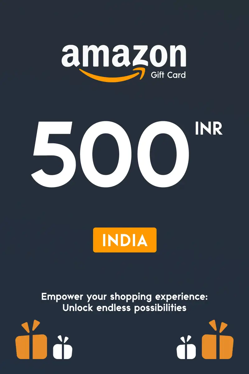 Buy Amazon 500 INR Gift Card (India) - Digital Key