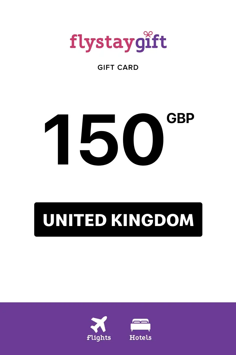 Flystay Gift 150 GBP Gift Card (United Kingdom) - Digital Key